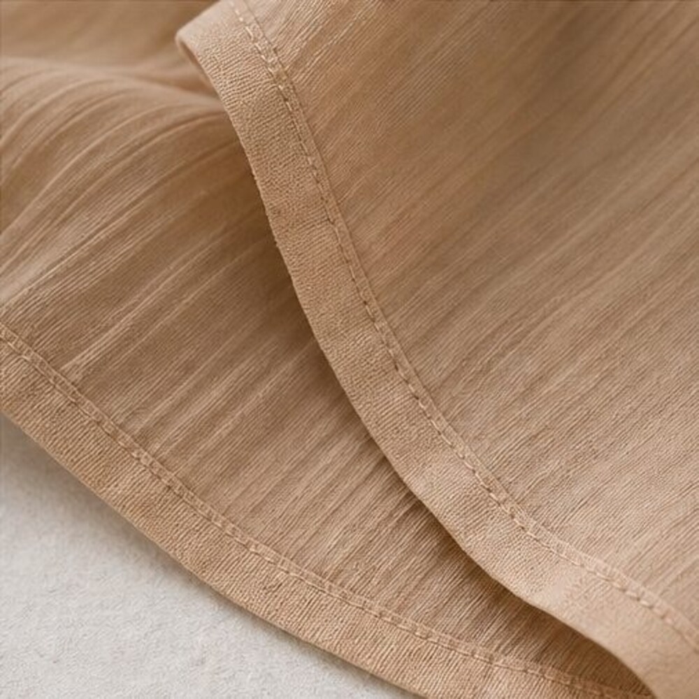 Rust Pleated Blouse - Picture 6 of 6
